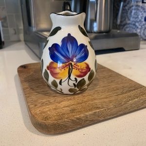 Erphila pottery hand painted creamer 4”